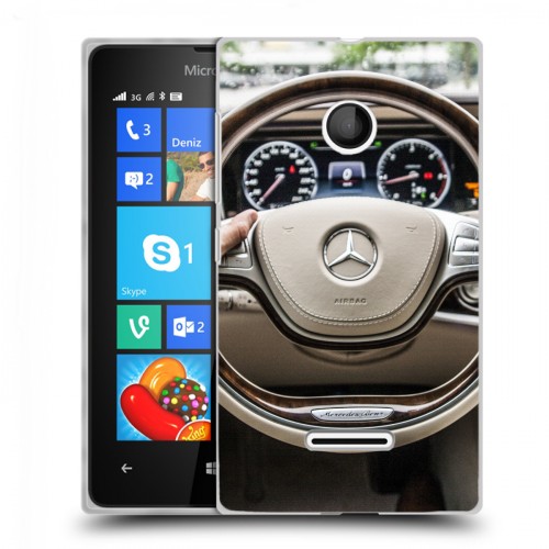 Дизайнерский пластиковый чехол для Microsoft Lumia 435 Mercedes