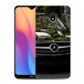 Дизайнерский силиконовый с усиленными углами чехол для Xiaomi RedMi 8A Mercedes