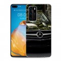 Дизайнерский силиконовый с усиленными углами чехол для Huawei P40 Mercedes