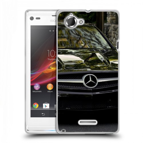 Дизайнерский пластиковый чехол для Sony Xperia L Mercedes