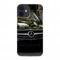 Дизайнерский пластиковый чехол для Iphone 12 Mini Mercedes