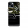 Дизайнерский пластиковый чехол для Iphone 14 Mercedes