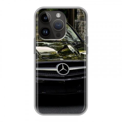 Дизайнерский силиконовый чехол для Iphone 14 Pro Mercedes