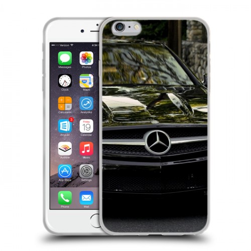 Дизайнерский силиконовый чехол для Iphone 6 Plus/6s Plus Mercedes
