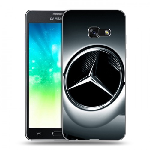 Дизайнерский силиконовый с усиленными углами чехол для Samsung Galaxy A3 (2017) Mercedes