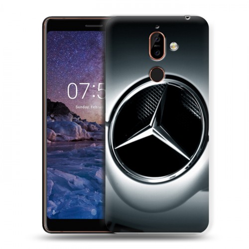 Дизайнерский пластиковый чехол для Nokia 7 Plus Mercedes