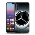 Дизайнерский силиконовый с усиленными углами чехол для Huawei P20 Pro Mercedes