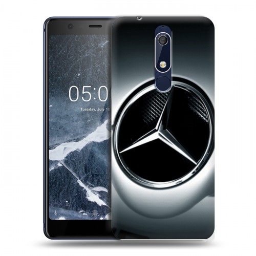 Дизайнерский пластиковый чехол для Nokia 5.1 Mercedes