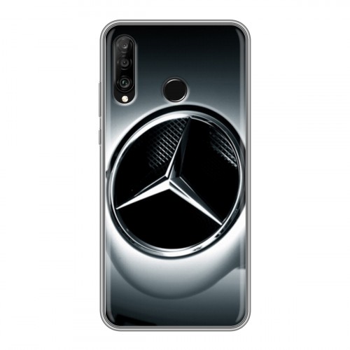 Дизайнерский силиконовый чехол для Huawei P30 Lite Mercedes