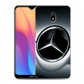 Дизайнерский силиконовый с усиленными углами чехол для Xiaomi RedMi 8A Mercedes