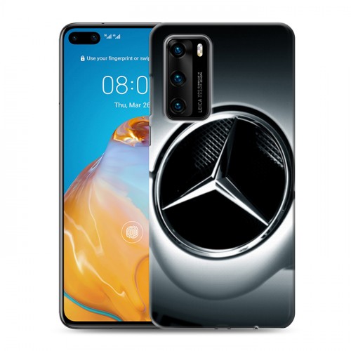 Дизайнерский пластиковый чехол для Huawei P40 Mercedes