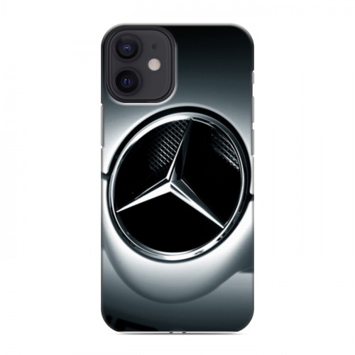 Дизайнерский пластиковый чехол для Iphone 12 Mini Mercedes