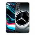 Дизайнерский силиконовый с усиленными углами чехол для Realme 7 Pro Mercedes