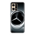 Дизайнерский силиконовый с усиленными углами чехол для OPPO Reno7 Mercedes