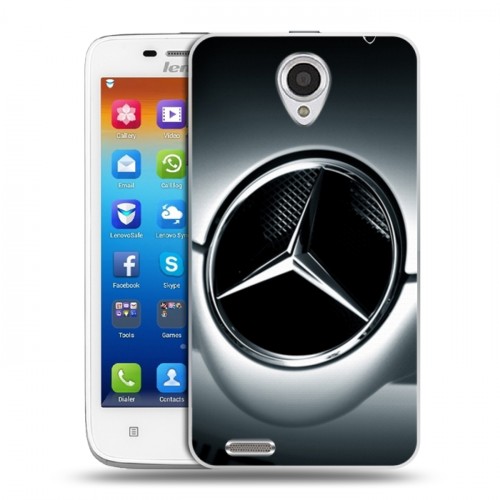 Дизайнерский пластиковый чехол для Lenovo S650 Ideaphone Mercedes