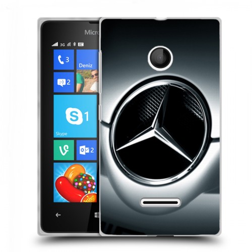 Дизайнерский пластиковый чехол для Microsoft Lumia 435 Mercedes