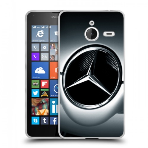 Дизайнерский пластиковый чехол для Microsoft Lumia 640 XL Mercedes