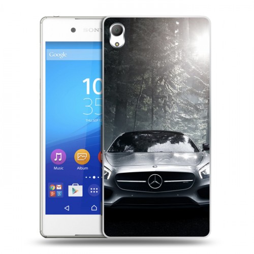 Дизайнерский пластиковый чехол для Sony Xperia Z3+ Mercedes