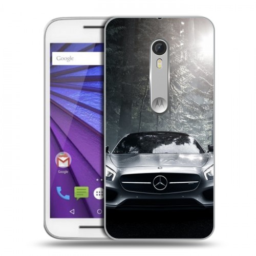 Дизайнерский пластиковый чехол для Lenovo Moto G Mercedes