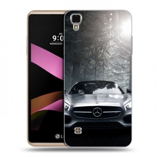 Дизайнерский пластиковый чехол для LG X Style Mercedes