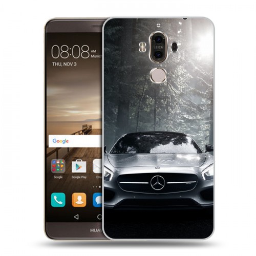 Дизайнерский пластиковый чехол для Huawei Mate 9 Mercedes