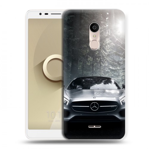 Дизайнерский силиконовый чехол для Alcatel 3C Mercedes