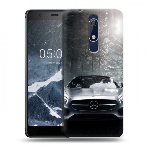 Дизайнерский пластиковый чехол для Nokia 5.1 Mercedes