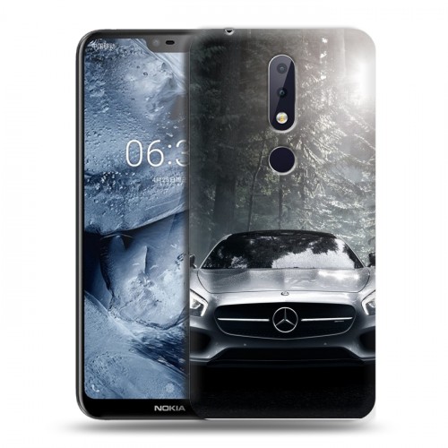 Дизайнерский пластиковый чехол для Nokia 6.1 Plus Mercedes