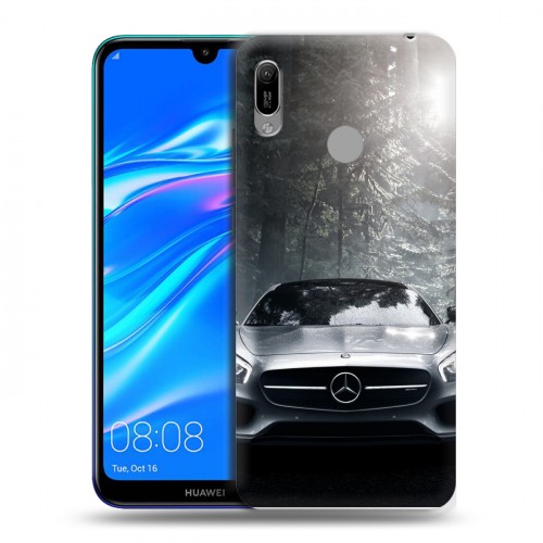 Дизайнерский пластиковый чехол для Huawei Y6 (2019) Mercedes