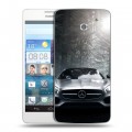 Дизайнерский пластиковый чехол для Huawei Ascend D2 Mercedes