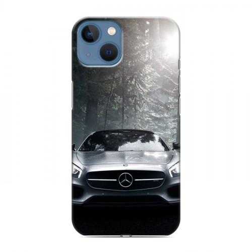 Дизайнерский силиконовый чехол для Iphone 13 Mercedes