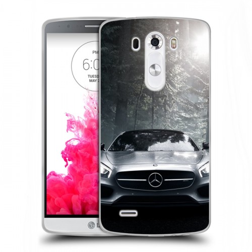 Дизайнерский пластиковый чехол для LG G3 (Dual-LTE) Mercedes