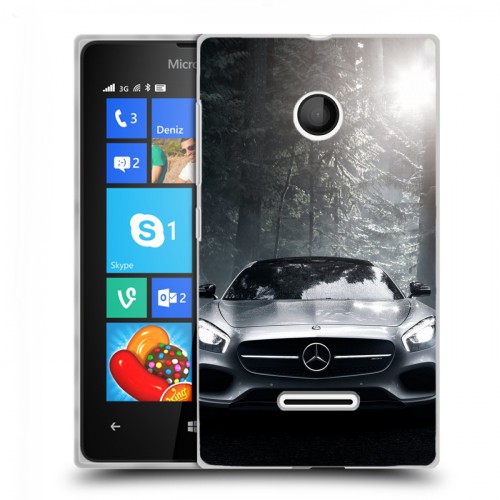 Дизайнерский пластиковый чехол для Microsoft Lumia 435 Mercedes