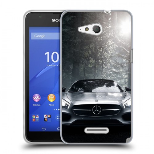 Дизайнерский пластиковый чехол для Sony Xperia E4g Mercedes