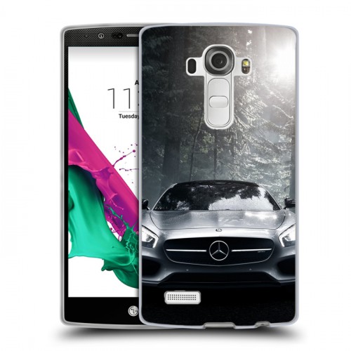 Дизайнерский пластиковый чехол для LG G4 Mercedes