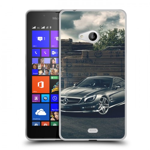 Дизайнерский пластиковый чехол для Microsoft Lumia 540 Mercedes