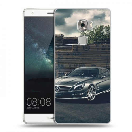 Дизайнерский пластиковый чехол для Huawei Mate S Mercedes