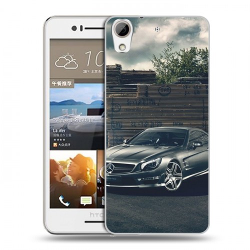 Дизайнерский пластиковый чехол для HTC Desire 728 Mercedes