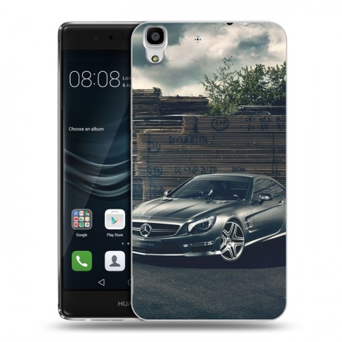 Дизайнерский пластиковый чехол для Huawei Y6II Mercedes