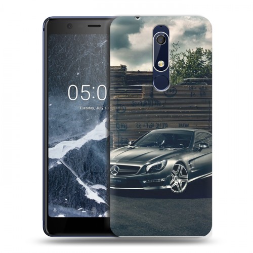 Дизайнерский пластиковый чехол для Nokia 5.1 Mercedes