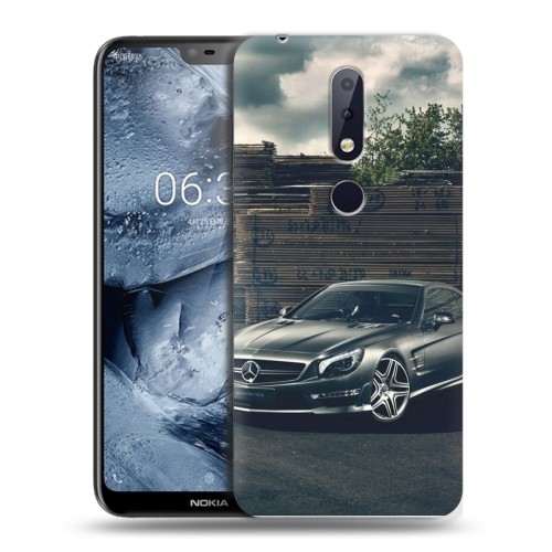 Дизайнерский пластиковый чехол для Nokia 6.1 Plus Mercedes