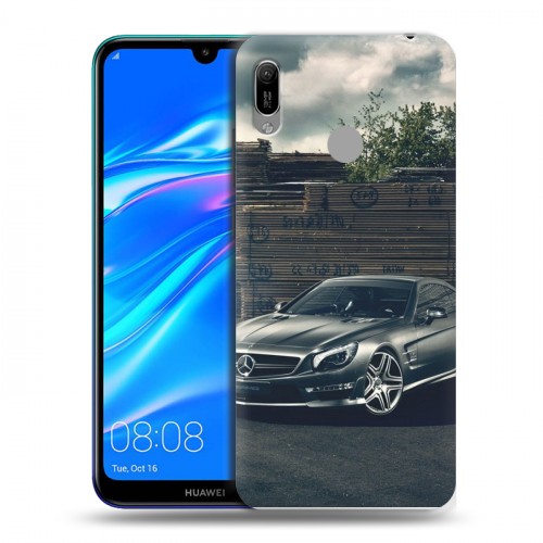 Дизайнерский пластиковый чехол для Huawei Y6 (2019) Mercedes