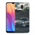 Дизайнерский силиконовый с усиленными углами чехол для Xiaomi RedMi 8A Mercedes