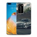 Дизайнерский пластиковый чехол для Huawei P40 Pro Mercedes