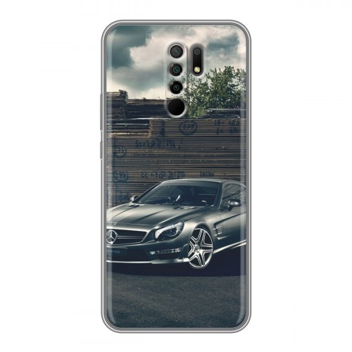 Дизайнерский силиконовый чехол для Xiaomi RedMi 9 Mercedes