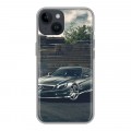 Дизайнерский пластиковый чехол для Iphone 14 Mercedes