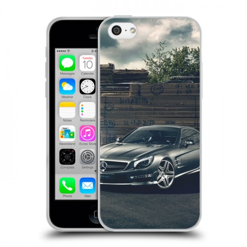 Дизайнерский пластиковый чехол для Iphone 5c Mercedes