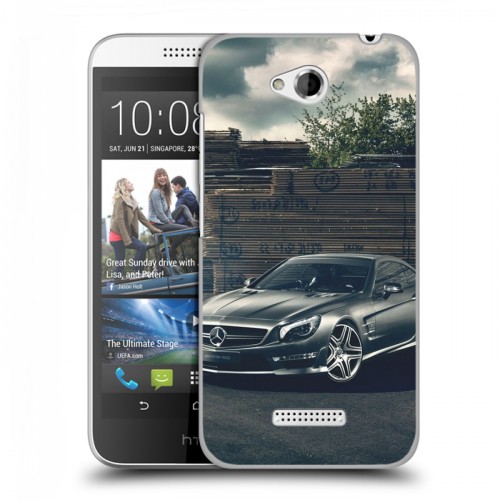 Дизайнерский пластиковый чехол для HTC Desire 616 Mercedes