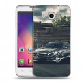 Дизайнерский пластиковый чехол для LG L60 Mercedes