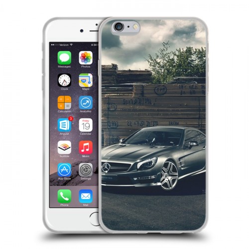 Дизайнерский силиконовый чехол для Iphone 6 Plus/6s Plus Mercedes